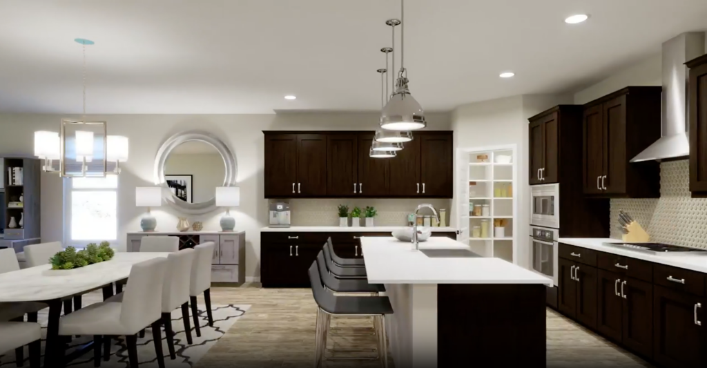 Image of a renovated kitchen
